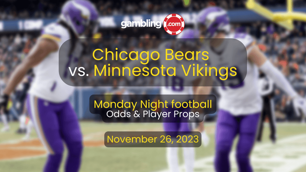 Bears vs. Vikings NFL Player Props, Week 12 Odds &amp; Monday Night Football Picks