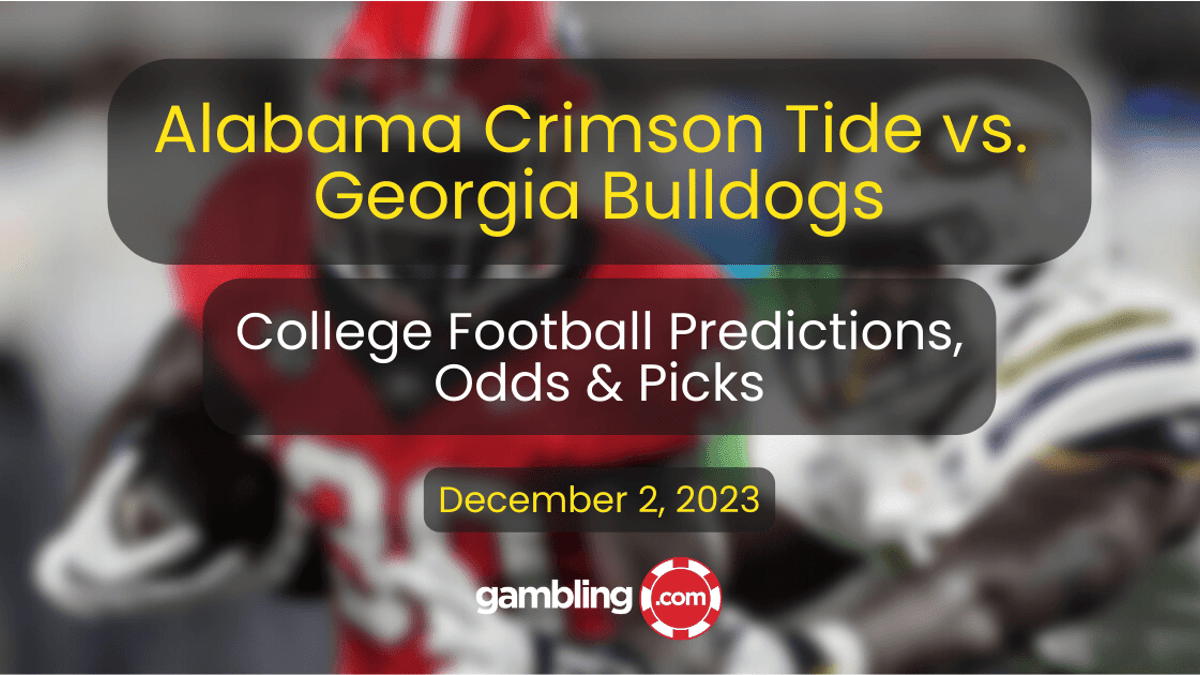 SEC Championship Odds, Lines &amp; Georgia vs. Alabama Prediction 12/02