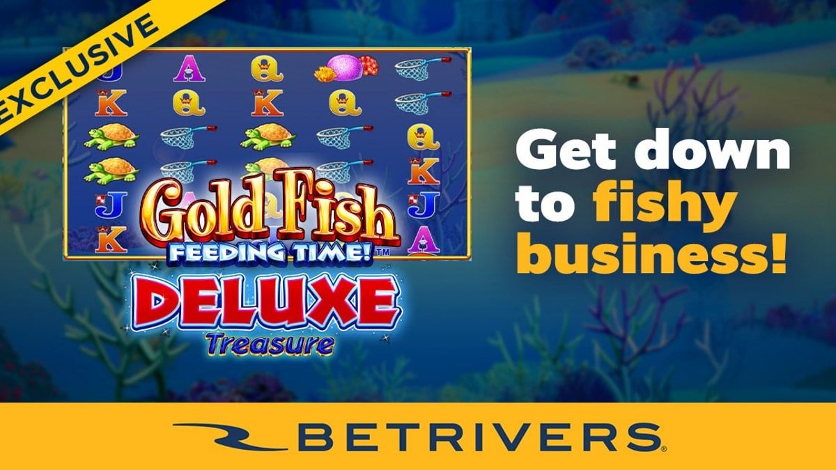 BetRivers Casino Michigan Adds Goldfish Feeding Time Deluxe Treasure to Its Lobby