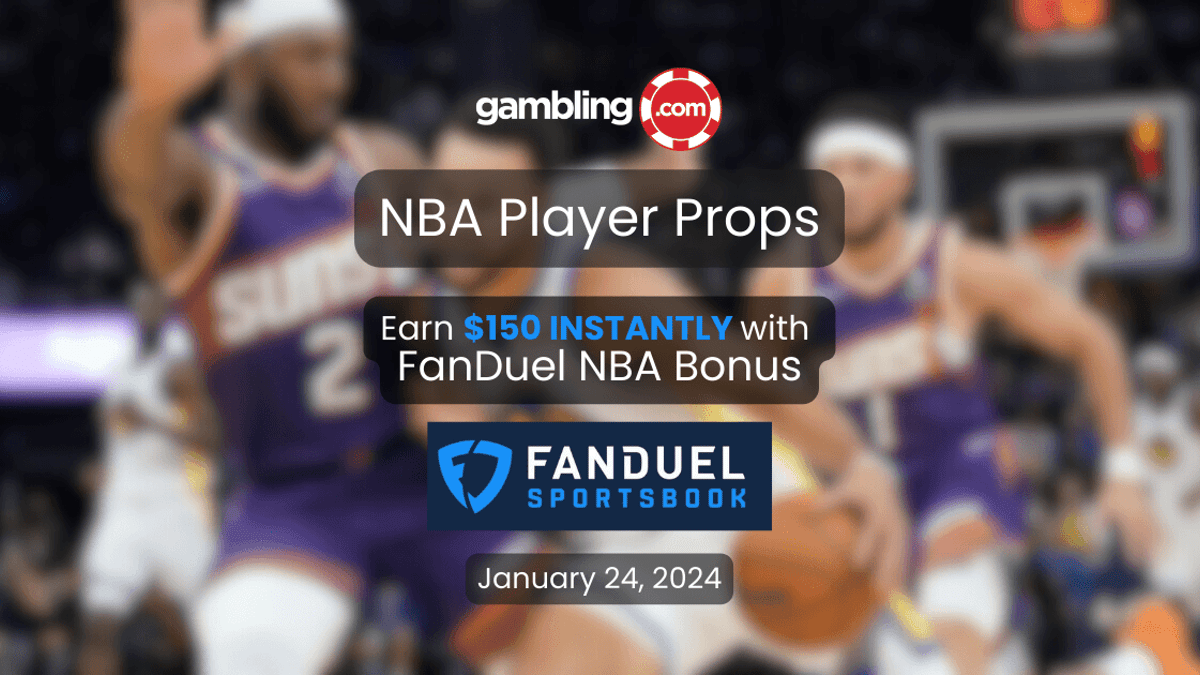FanDuel Promo Code Unlocks $150 in Bonus Bets for NBA Player Props 01/24