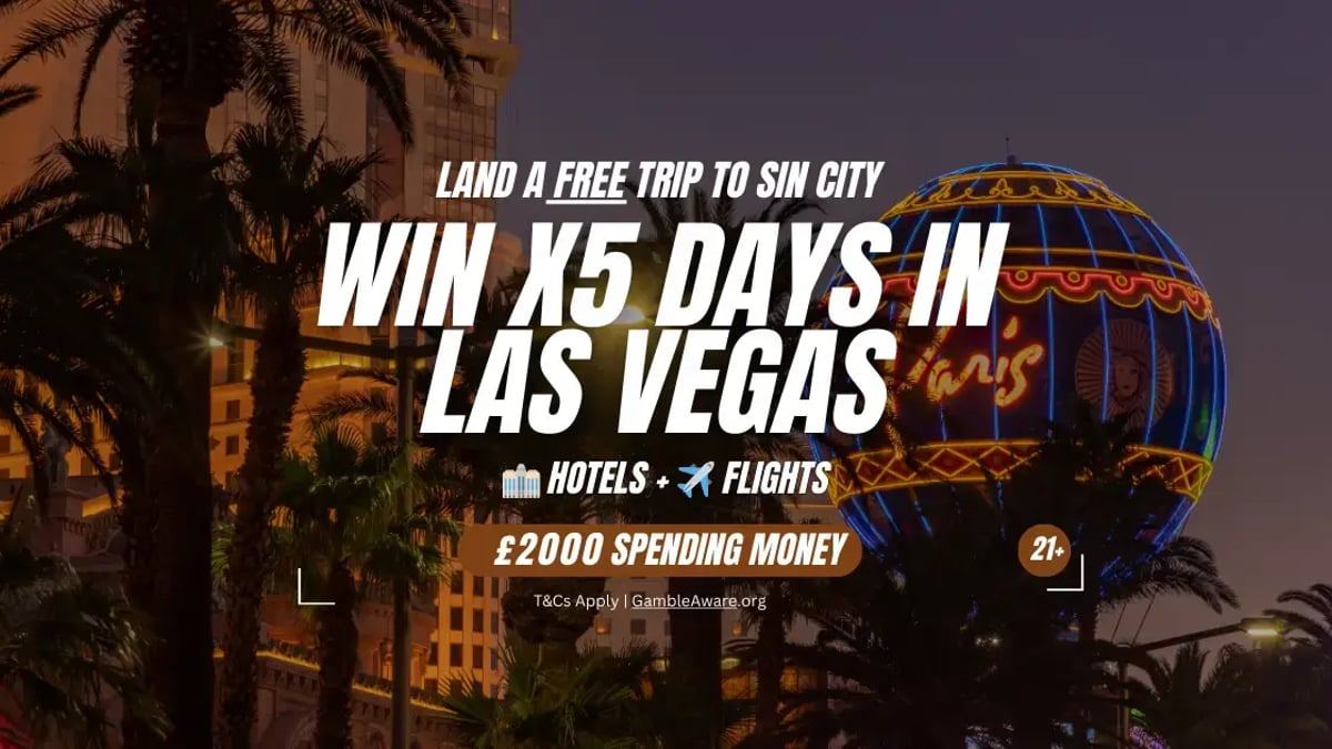 Win A Free Five-Day Trip To Las Vegas For Two! Win A Free Five-Day Trip To Las Vegas For Two!