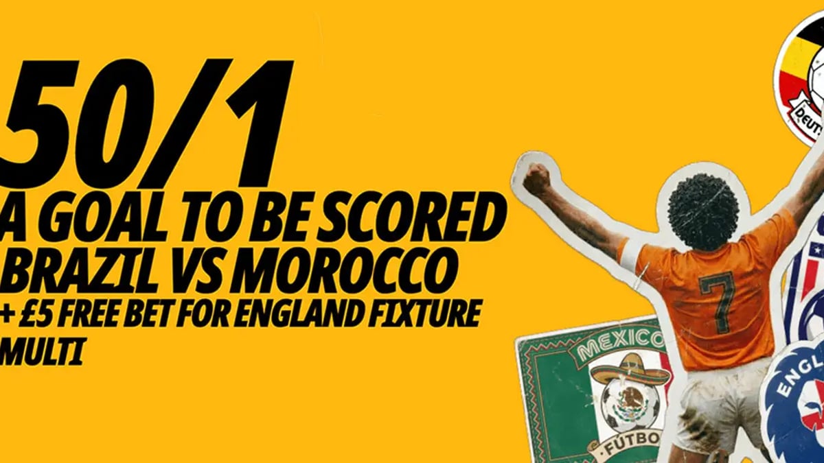 Betfair World Cup Offer: New Customers Can Get 50/1 On A Goal In Brazil Vs Morocco Betfair World Cup Offer: New Customers Can Get 50/1 On A Goal In Brazil Vs Morocco