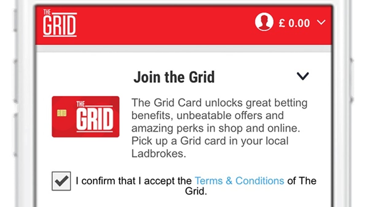 Ladbrokes Rewarding Loyalty with New Grid Experience