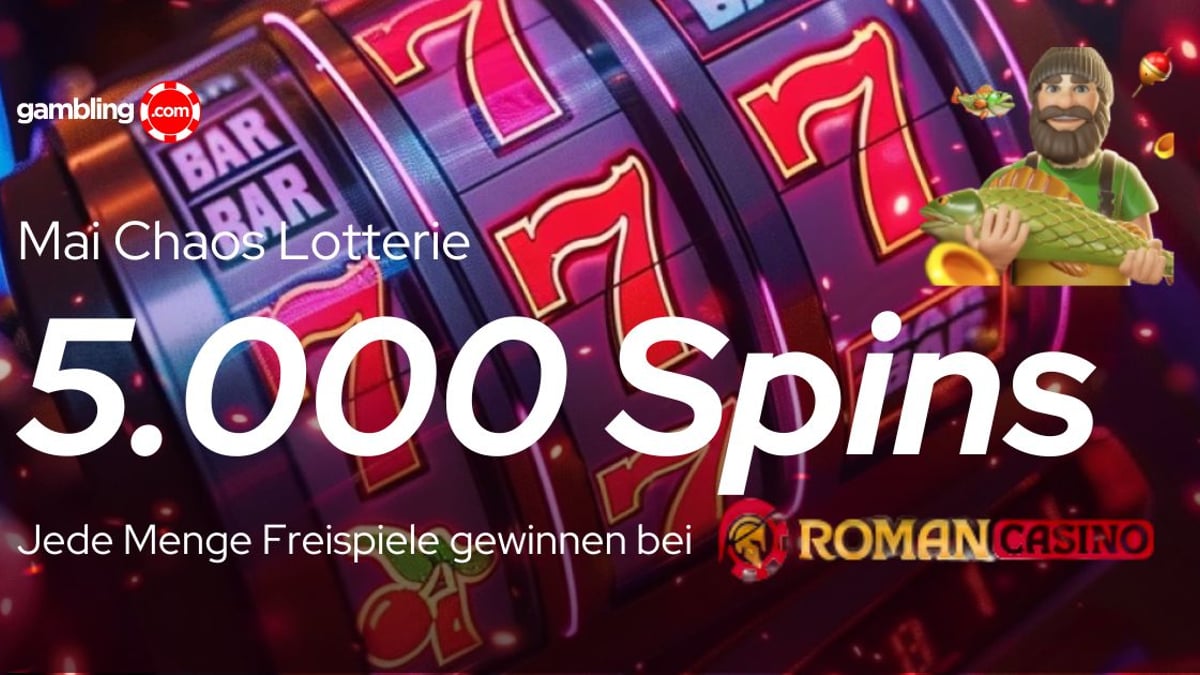 Roman Casino Mai Chaos Lotterie Promo: 5.000 Freispiele Verlosung