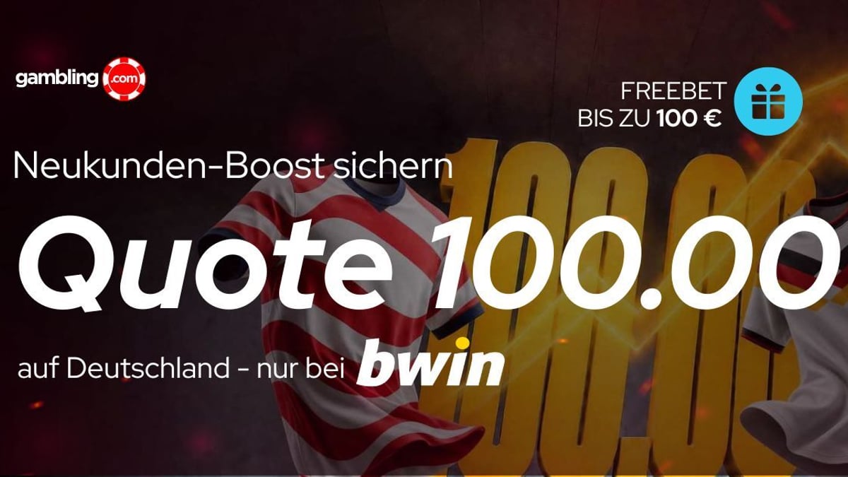 WM Neukunden-Boost sichern: Quote 100.00 auf Deutschland bei bwin WM Neukunden-Boost sichern: Quote 100.00 auf Deutschland bei bwin