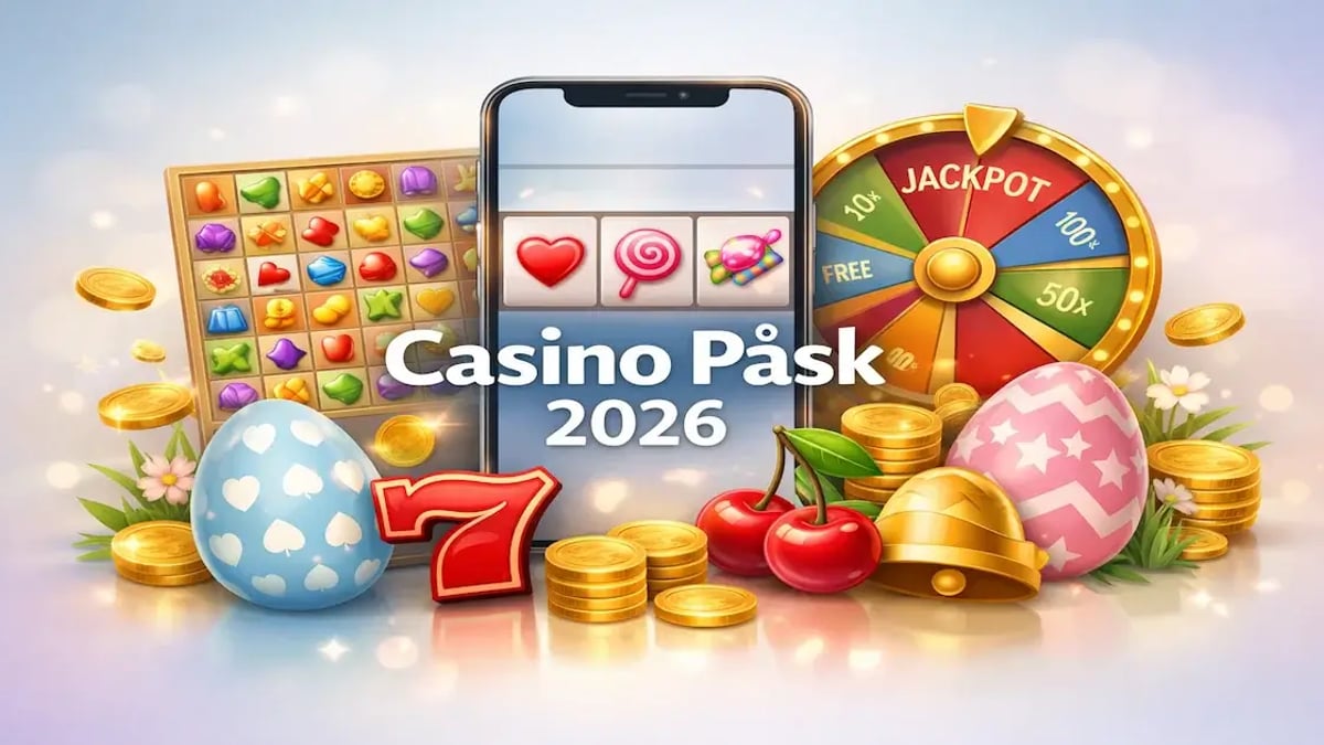 Casino påsk 2026: 5 casinon och 5 slots att spela under påsken Casino påsk 2026: 5 casinon och 5 slots att spela under påsken