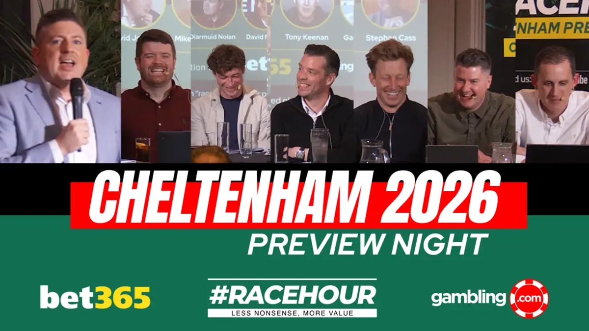 Watch: Racehour’s 2026 Cheltenham Festival Preview Night – Live From Dublin Watch: Racehour’s 2026 Cheltenham Festival Preview Night – Live From Dublin