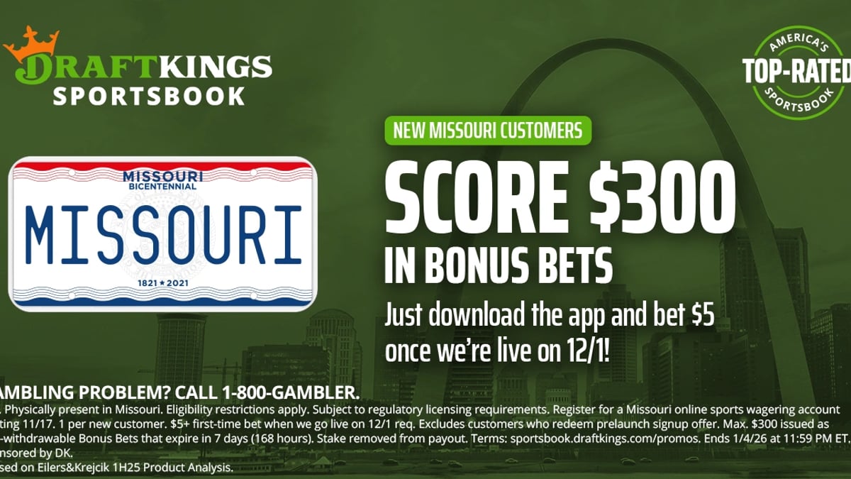DraftKings Missouri Promo: Download App Today & Get $300 on 12/1 DraftKings Missouri Promo: Download App Today & Get $300 on 12/1