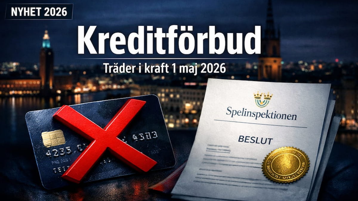 Kreditförbud, nya böter och tre casinon på väg in Kreditförbud, nya böter och tre casinon på väg in