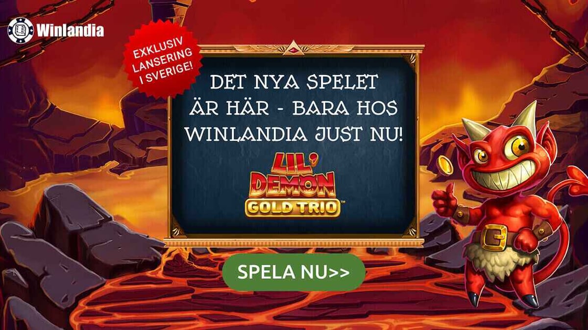 Gold Trio: Lil Demon slot – Exklusiv Spelnyhet hos Winlandia Gold Trio: Lil Demon slot – Exklusiv Spelnyhet hos Winlandia