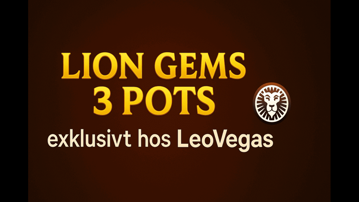 Lion Gems: 3 Pots exklusivt hos Nya Expekt Lion Gems: 3 Pots exklusivt hos Nya Expekt