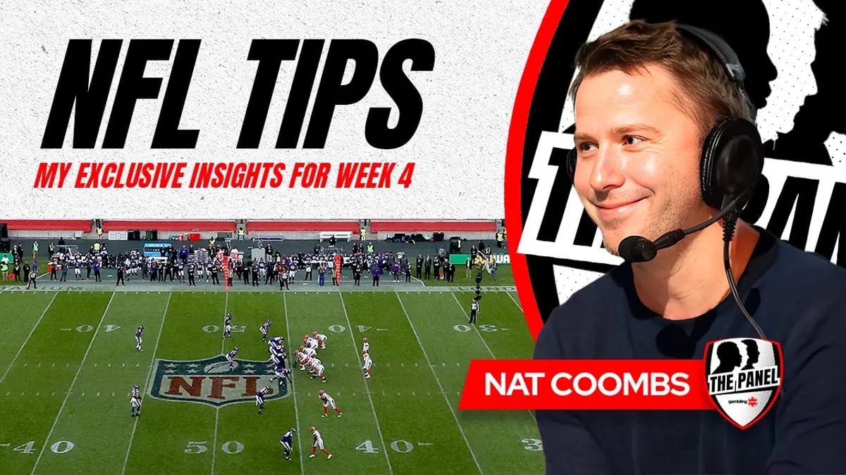 Nat Coombs&#039; NFL Week 4 Tips Including Bears @ Raiders