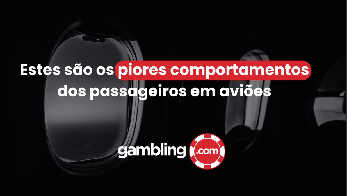 Pesquisa da Gambling.com: Os 20 piores comportamentos dos passageiros brasileiros em aviões