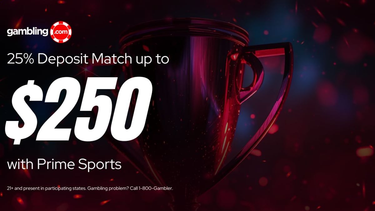Prime Sports Promo Code: 25% Deposit Match up to $250 in Bonus Bets (Aug. 12)