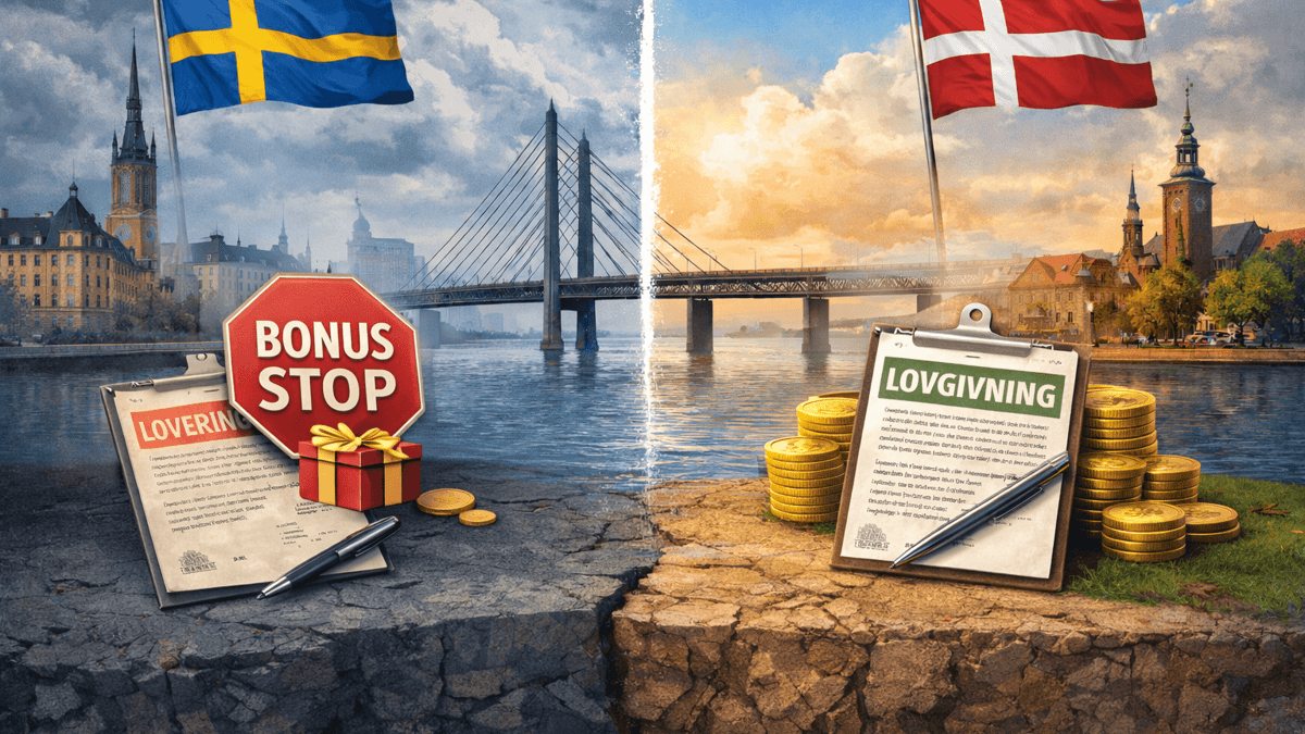 Sverige og Danmark: To vidt forskellige regulatoriske virkeligheder Sverige og Danmark: To vidt forskellige regulatoriske virkeligheder