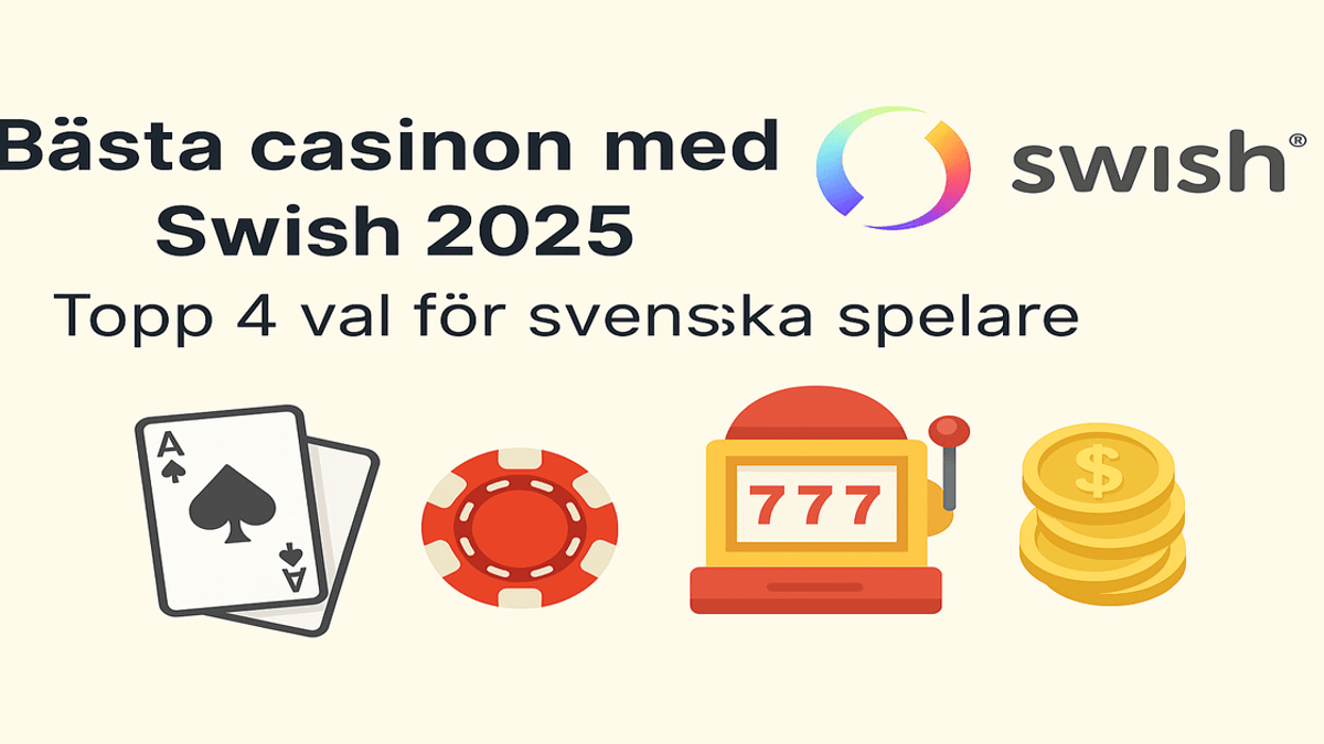 đ BĂ€sta casinon med Swish 2025 â Topp 4 val för svenska spelare đ BĂ€sta casinon med Swish 2025 â Topp 4 val för svenska spelare