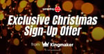 Claim A €500 Christmas Welcome Bonus At Kingmaker Casino
