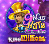 9 Mad Hats Absolutely Mad Jackpot progressif