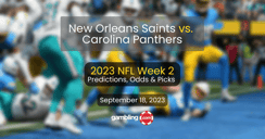 New Orleans Saints vs. Carolina Panthers Picks &amp; NFL Odds for 09/18