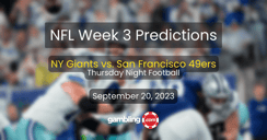 NY Giants vs. San Francisco 49ers NFL Week 3 Predictions &amp; NFL Picks 09-21-23