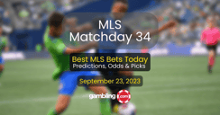 MLS Matchday 34 Predictions, Odds, MLS Picks &amp; Best Bets Today 09/23