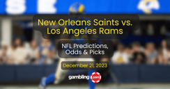Saints vs. Rams Player Props for TNF &amp; BetMGM Pro Football SGP Insurance Token!
