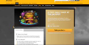 Betfair Prize Pinball