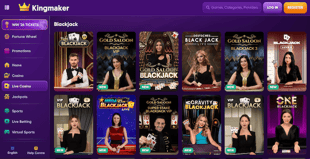 Kingmaker Blackjack Library