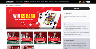 Ladbrokes Blackjack Promos