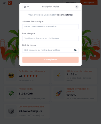 Casino Vibes inscriptions