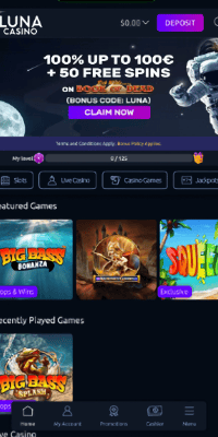 Luna Casino Mobile App_Site