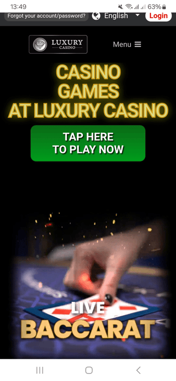 Luxury Casino Using the Luxury Casino Mobile App_Site