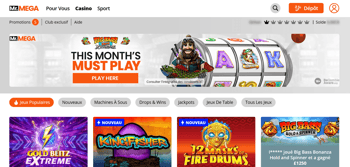 Mr Mega Casino Lobby