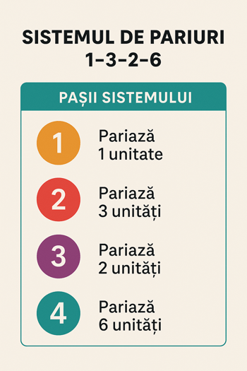 Sistem de pariuri 1 3 2 6