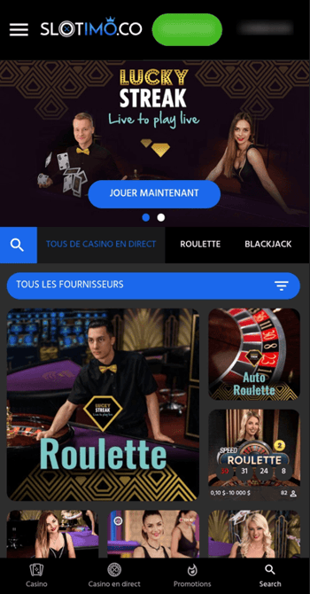 Slotimo Casino Mobile