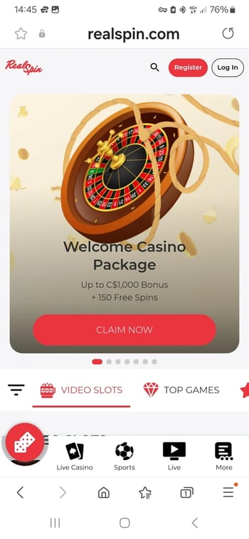 Using the Real Spin Mobile App_Site