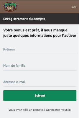 Yukon Gold Casino inscription