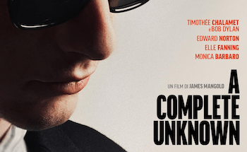 screenshot della locandina di a complete unknown candidato a miglior film 2025