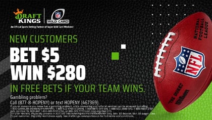 DraftKings NFL Playoff Promo: Bet $5 &amp; Win $280 On Any Game