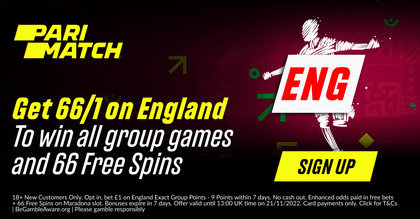 England World Cup Odds: How To Bet England To Win All Group Matches at 66/1