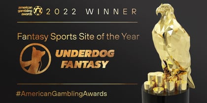 Underdog Fantasy is the American Gambling Awards Fantasy Sports Site of the Year