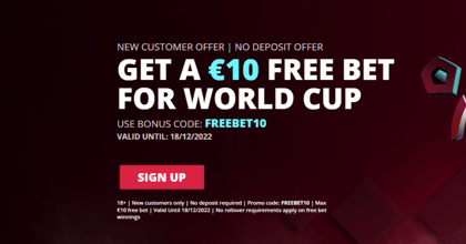 World Cup Free Bets: Get a No Deposit €10 Free Bet with Novibet