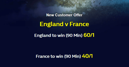 World Cup Betting Offers: Back England at 60/1 Odds or France at 40/1 With William Hill