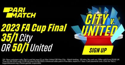 FA Cup Final Betting Promo: Pick Man City at 35/1 Odds or Man Utd at 50/1