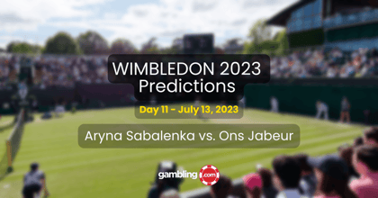 Wimbledon 2023 Predictions: Sabalenka vs. Jabeur Odds &amp; Preview for 07/13