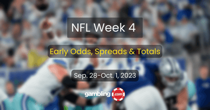 NFL Week 4 Opening Odds: Point Spreads, Moneylines &amp; Totals for Week 4