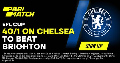EFL Cup Betting Offer: Back Chelsea At 40/1 To Beat Brighton In Carabao Cup Tie