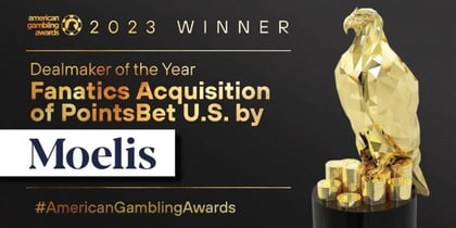 Moelis &amp; Company is the 2023 American Gambling Awards Dealmaker of the Year