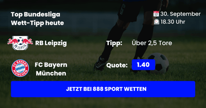 1. Bundesliga Spiele Top 3 an Spieltag 6 (29.09. - 01.10.)
