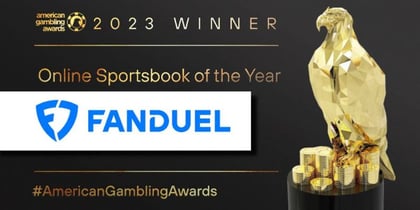 FanDuel is the 2023 American Gambling Awards Online Sportsbook of the Year
